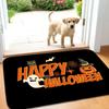 Halloween Horror Kürbis Muster Innen- und Außendekoration Fußmatte Schlafzimmer Wohnzimmer Kleiner Teppich Badezimmer Saugfähige Matte