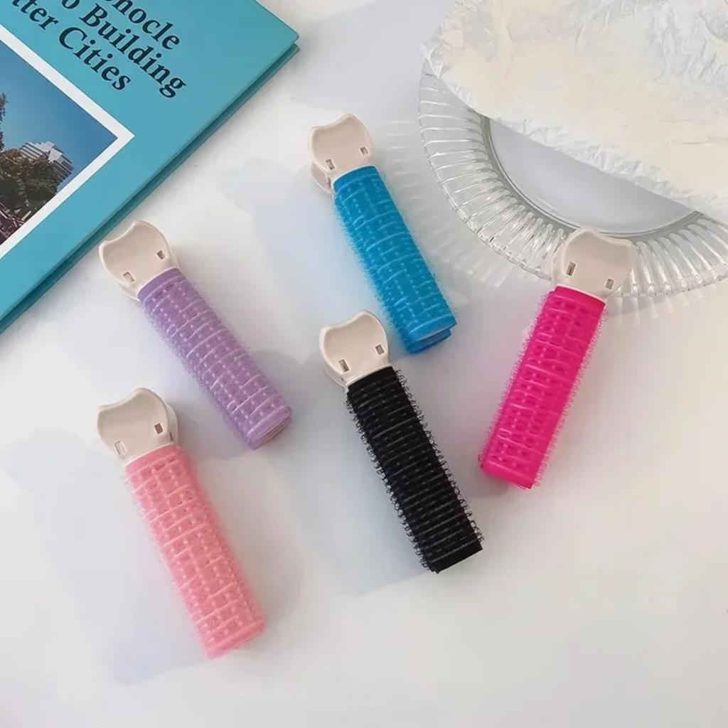 2 Piezas Flequillos Raíz del Cabello Clips para Cabello Esponjosos Cabello Perezoso Estilismo Superior Rizador Portátil Clips Coreanos para el Cabello Rulos para el Cabello