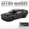 1/24 Dodge Challenger Hellcat Toy Car Die Cast Metel Cars Toy Pull Back Hellcat Model Cars with Sound and Light Hellc for Kids
