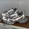 Paris 3XL New Color Scheme Fluorescent Gray Dad Shoes Women's Retro Platform Mesh Casual Sports Shoes Heightening Shoes