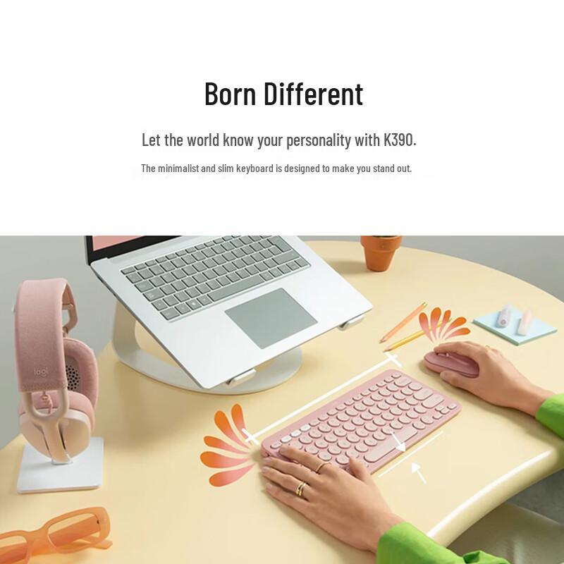 Logitech K390 Ultra-Thin Wireless Bluetooth Keyboard