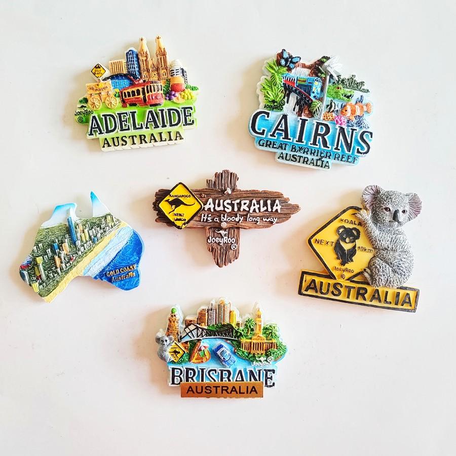 Aimant de Réfrigérateur Souvenir Australie Brisbane Adélaïde Keynes Koala Souvenir Touristique Aimants Magnétiques pour Réfrigérateur Décoration de Maison
