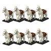 MOC Medieval Military Building Blocks Cavalry Regiment Knight Horse Animal Accessories Set Mini Bricks Buy Goods Boy Toy Gift