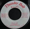 7inch Record SYLVANUS JUNIOR MOORE  Hold On THB0382 Thunder Bolt Jamaica Reggae Ska  Dub Used