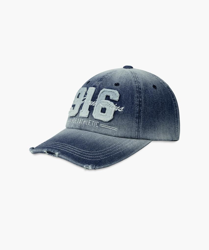 HDEX 916 Denim Washed Ball Cap (Blue)