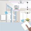 Smart Wireless Rocker Switch Single Pole Double Control Compatible with 433MHz RF Remote Control AC 85-265V 50/60Hz Electrical Switch Module