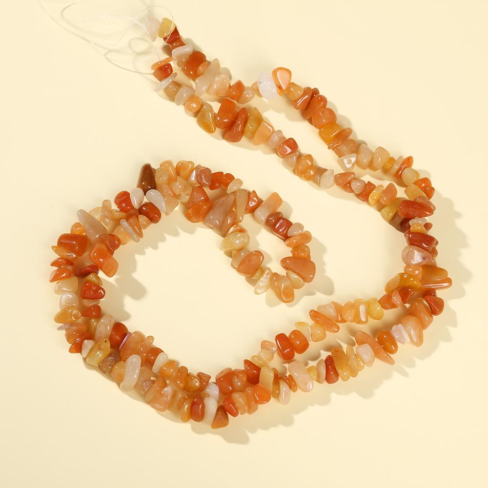 Natural Irregular Chip Beads Necklace Handmade Jewelry Strand for Crafting DIY Accessories and Design Projects Suitable for Various Styles