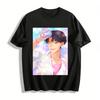 Korean Style Handsome Anime Boy Print Short Sleeve Summer Casual Loose Unisex T-shirt Pure Cotton T-shirt