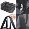 Bathroom Shower Organizer Tote Bag Easily Carry Bathroom Carry Tote Mesh Shower Quick Dry Shower Storage Bag Mesh Shower Bag