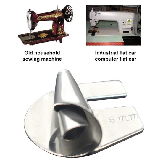Nähfuß für gerollten Saum, 3–10 mm, robuster Stahl, industrielle Haushaltsnähmaschine, universeller breiter, schmaler Nähfuß für gerollten Saum