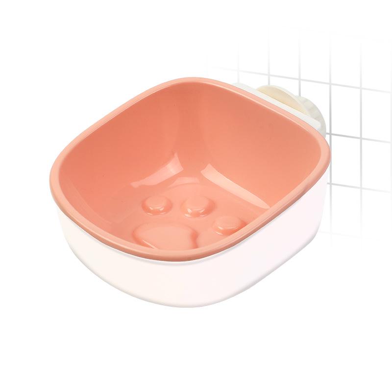 Creative Anti Gulp Pet Bowl For Cats And Small Dogs Slow Feeder Hanging Cage Water Food Bowl Plastic Pet Feeding Accessories MIT