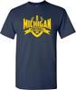 UGP Campus Apparel NCAA Football Rush, Team Color T Shirt, College, University