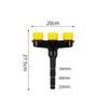 Vegetable Garden Spraying Flower Garden Spraying Multi-Head Spraying Multi-Orifice Spray Head Sprayer Nozzle Adjustable Speed