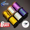 6Pcs Fly Tying Threads -Ideal For Dry/Wet Flies Midges Nymphs Streamers Amazing Fishing Gift For Angler Premium