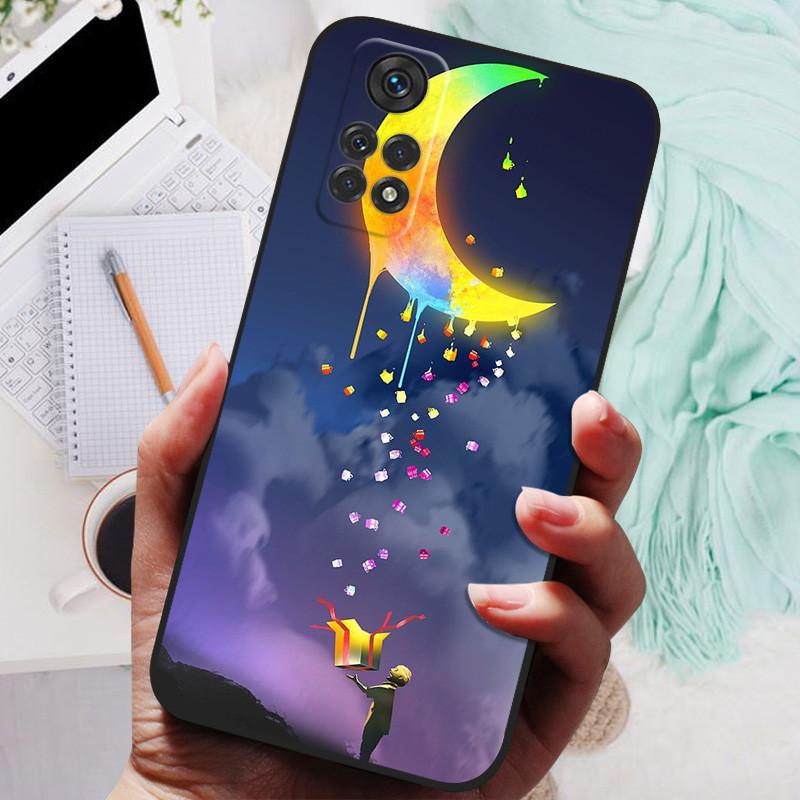Für Redmi Note 11 Pro 5G 4G Hülle Weiche TPU Silikon Bumper Rückseite für Xiaomi Redmi Note11 Pro 11s Handyhülle Cartoon Fundas