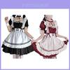 Women's Sexy Sweet Lolita Maid Japanese Cute Dress Cosplay Suit