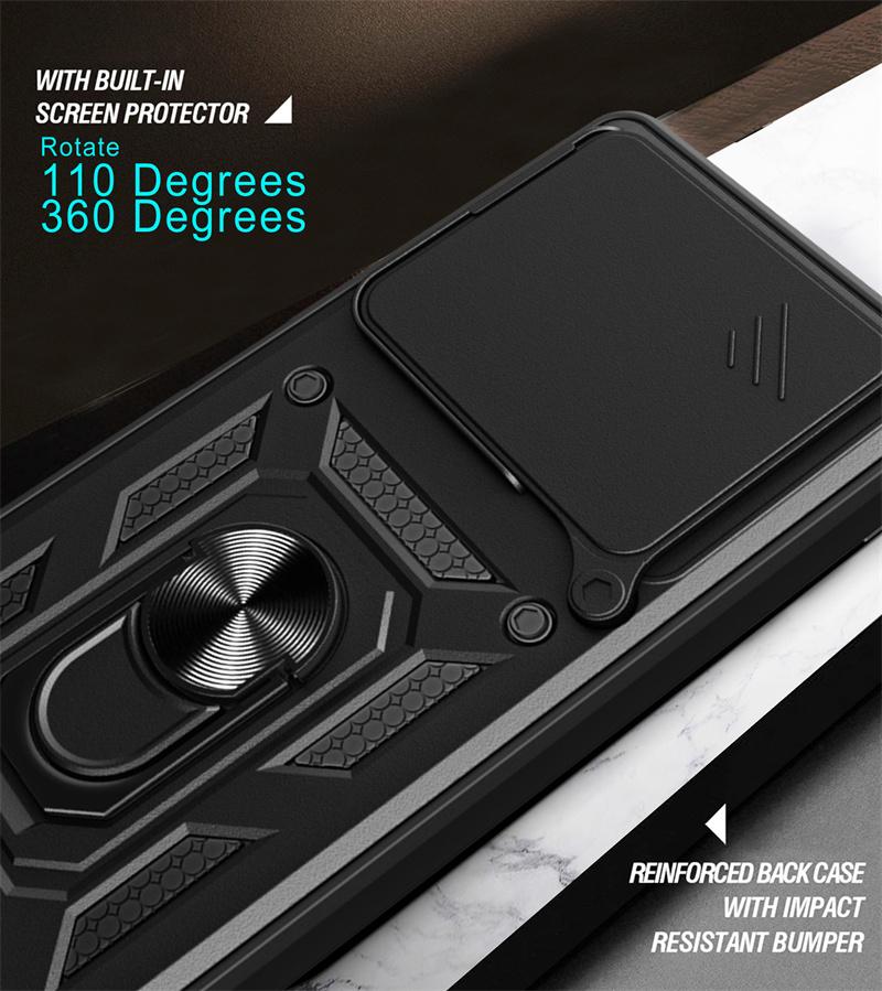 Armor Funda For Oppo Realme GT 6T GT6T Neo6 SE Neo6 5G Magnetic Holder Ring Case For Realme GT Neo 6 6 T Lens Protect Back Cover