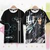 T-shirt Anime Sword Art Online Uomo Donna Maglietta Manica Corta Maglietta Top Taglie Forti