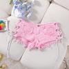 European & American Sexy Low-Waist Distressed Lace-Up Hot Pants for Women - Spring/Summer