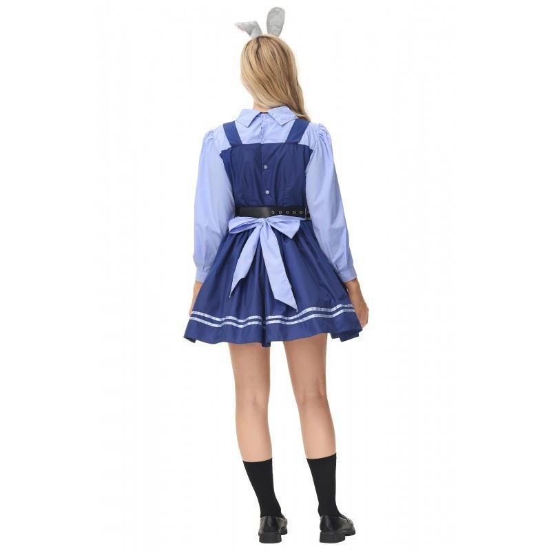 M-xl Long Sleeve Judy Hopps Police Costume From Zootopia For Fun Roleplay Events