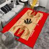 Basketballplatz Teppich Design geeignet als rutschfeste Matte für das Wohnzimmer oder Schlafzimmer Sofa