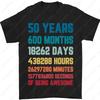 Vintage 1975 Origineel Heren 50e Verjaardag T-shirt 50 Jaar Erfenis Katoen Retro Cadeau Ronde Hals Man Unisex Volwassen Stijl Tops