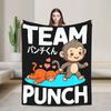Baby Affe Schlag Niedlich Tierliebhaber Bequeme Decken Für Wohnzimmer Neuheit Überwurfdecke Winter Camping Flanell Tagesdecke