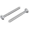 Screw 2 Pcs Silver M6 X 60 Mm Steel
