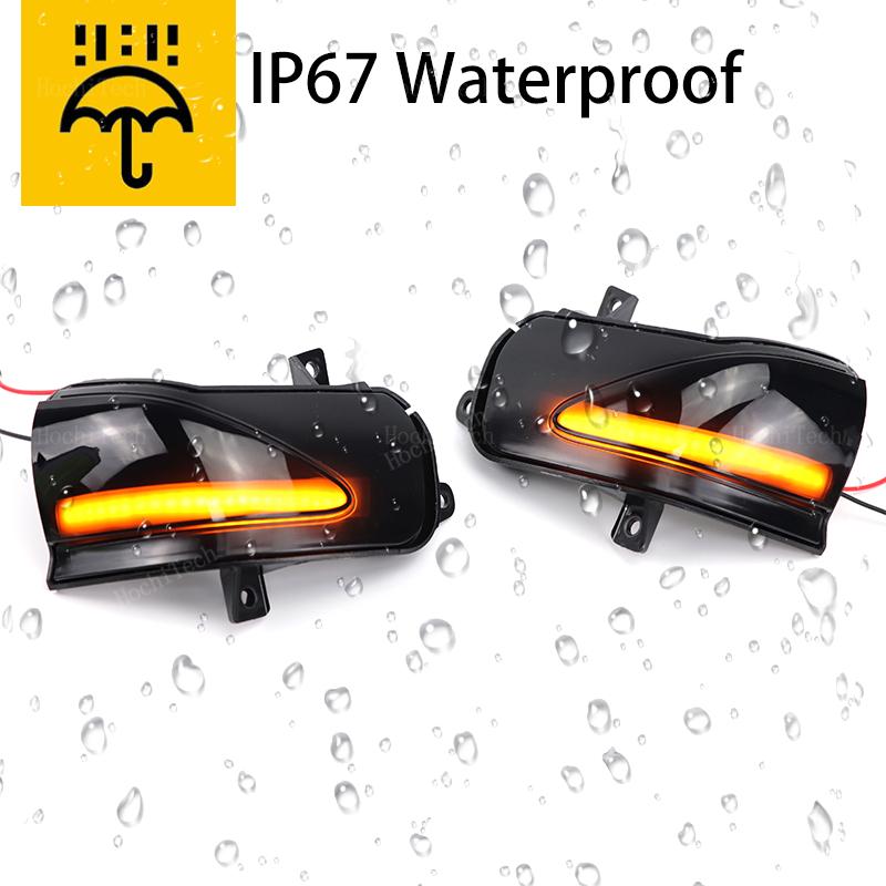 2 Stück Auto-Seitenspiegel Blinker Leuchte LED Dynamisches Blinklicht für Honda Fit Jazz GE6 GE8 Insight ZE2 Facelift