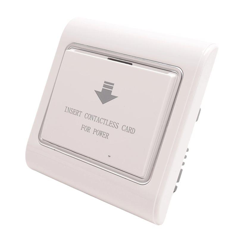 A84E-Interrupteur d'alimentation d'hôtel avec arrêt différé Économie d'énergie Carte à induction Induction à trois fils 40A Basse fréquence 220V