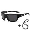 Fashion Sports Sunglasses With Chain UV400 Protection Unisex Retro Designer Eyewear For Cycling Climbing Fishing