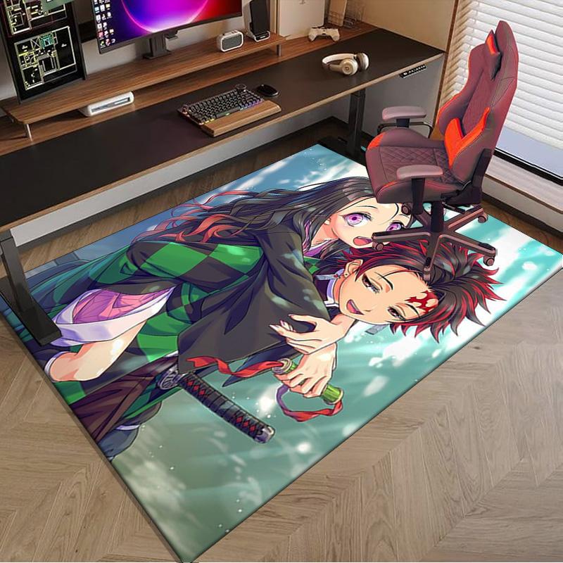 Anime Slayer Adventure Carpet, Chair Rug,Rug for Office Bedroom living rooms, Doormat decor Fan Gift Christmas Gift
