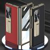 Electroplated Anti-Glare Matte Case For Huawei Mate X2 Outer Screen Glass Protective Stand Plastic Cover For Huawei Mate X2 Case