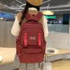 Schüler-Schultasche für Mädchen, einfarbig, große Kapazität, Schüler-Rucksack