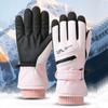 Outdoor Women Ski Gloves Waterproof Fleece Mittens Snowy Winter Skiing Gloves Female/Girls
