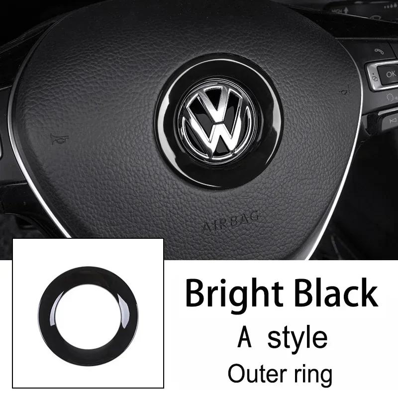 Adesivo Emblema Volante Auto T28 Accessori Interni Per Volkswagen GTI Polo Golf Passat Scirocco Beetle Tiguan Magotan