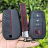Housse de protection en silicone pour clé de voiture Pour Toyota CHR Hilux Fortuner Land Cruiser 200 Camry Corolla Crown RAV4 Highland Accessoires