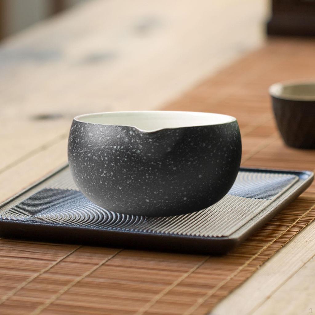 Matcha Kom Keramische Accessoires met Schenktuit Thee Mengen voor Thuis Kantoor