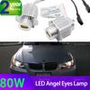 For BMW E90 E91 3 Series 320 325i 328i 335i Pre LCI 2004-2008 80W LED Angel Eye Daytime Running Lights Bulb Canbus Error Free