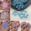 50pcs/pack 6mm Colour AB Charms Butterfly Shape Resion Beads Loose Spacer Beads No Holes For Jewelry Makeing Nail Art DIY,Handmade 