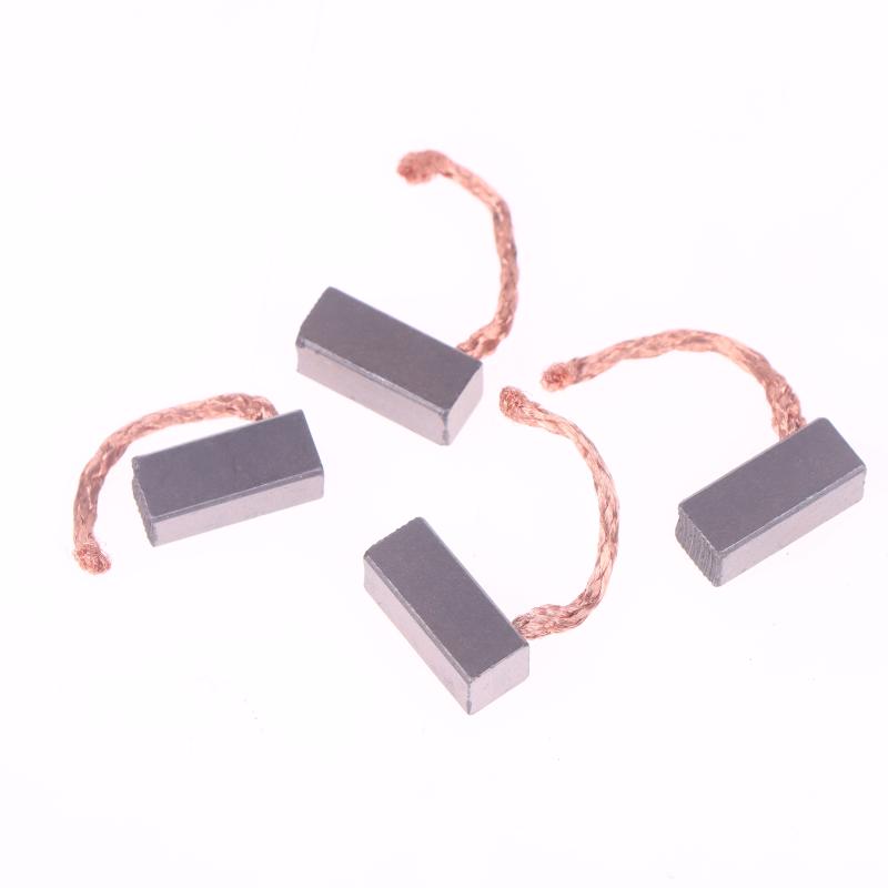 4 vnt. Pasidaryk pats priedai Variklio anglies šepetėlių rinkinys Elektrinio variklio atsarginės dalys 8x8x19 mm Galios įrankis