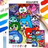 Oil Painting Handmade Diy Art Painting Inside Out Characters Home Decoration