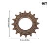 Pignon à roue libre en acier à pignon unique 16T/18T/20T Accessoires pour vélo Engrenage à pignon unique Pièces de rechange pour vélo