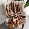 180*90cm Fashion Luxury Brand Scarf Women Shawl  Wrap Spring Muffler Hijab Bufanda Foulard Female Bandana Beach Stoles  Silk