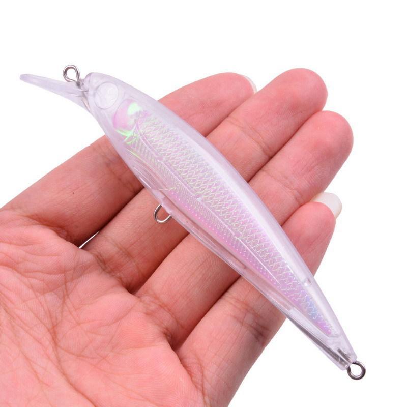 Lifelike Minnow Swimbait Lures Sharp Treble Hooks Feather Tails Lightweight for Freshwater River Fishing Trips