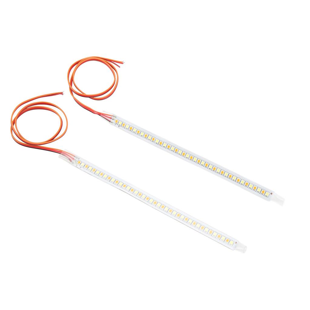 18cm 1 Paar LED Rückspiegel Lichtleiste Hohe Helligkeit 12V Seitenspiegel Streifenband Universell für Fahrzeug
