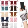 Winter Keep Finger Warm Elastic Warm Mittens Fingerless Faux Rabbit Hair Gloves Thicken Warm