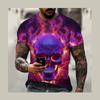 T-shirts d'été à manches courtes et col rond pour hommes, imprimés en 3D, décontractés, vêtements de sport, Harajuku, Hip-Hop, Streetwear, hauts surdimensionnés