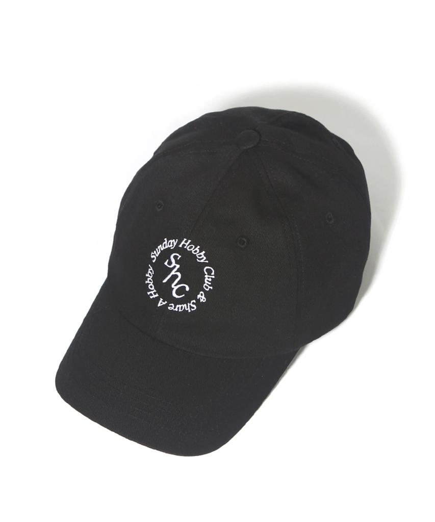 SUNDAY HOBBY CLUB Shc Circle Logo Curve Cap - Black