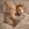Cute Plush Toy Comfortable Stuffed Elephant Home Furnishings Elephant Plush Toy  Bedroom Decor